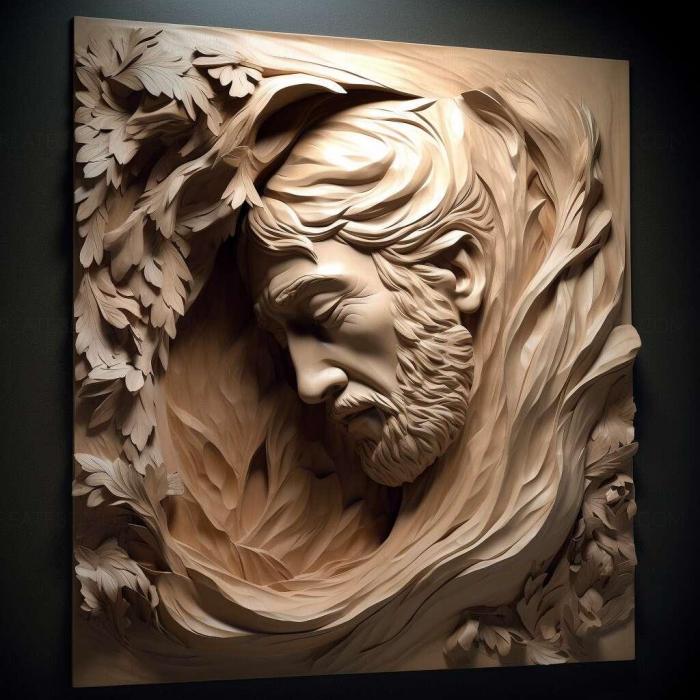 نموذج ثلاثي الأبعاد لآلة CNC 3D Art 